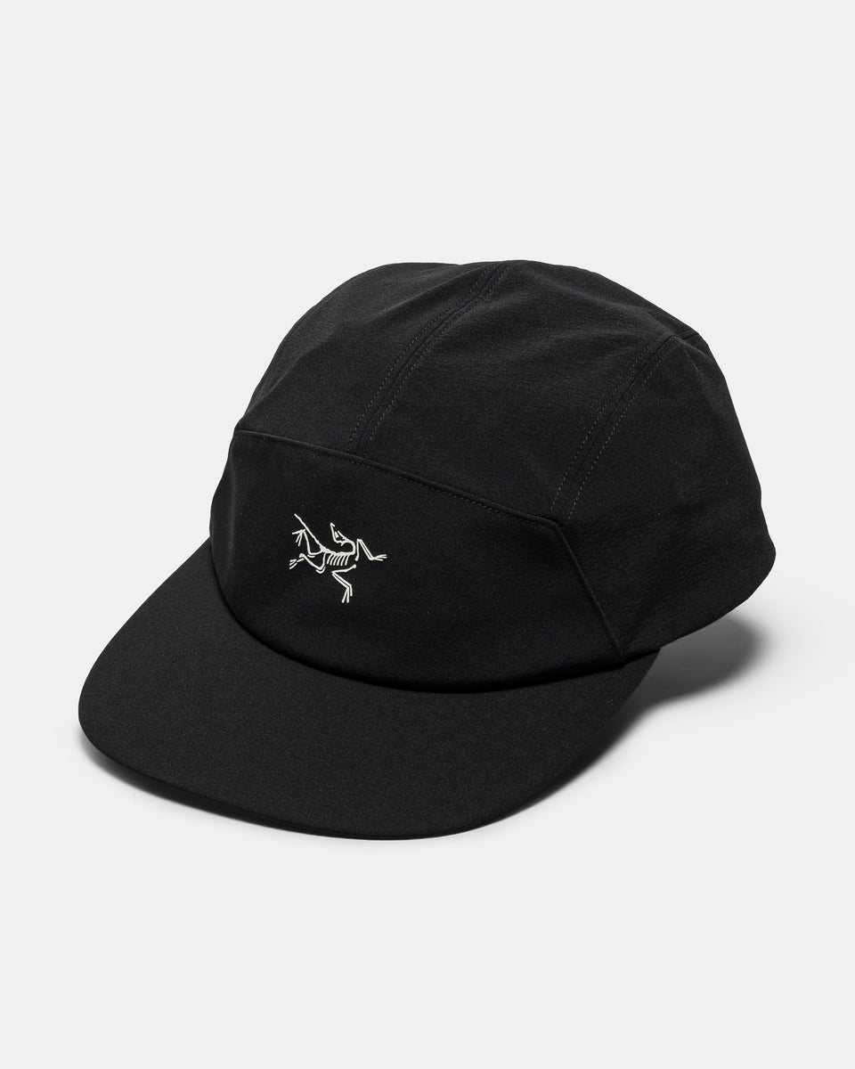 帽子 ARC'TERYX 5 Panel Cap L/XL Arc'Teryx - Gamma 5 Panel Cap - Black/Arctic Silk | Up There Athletics