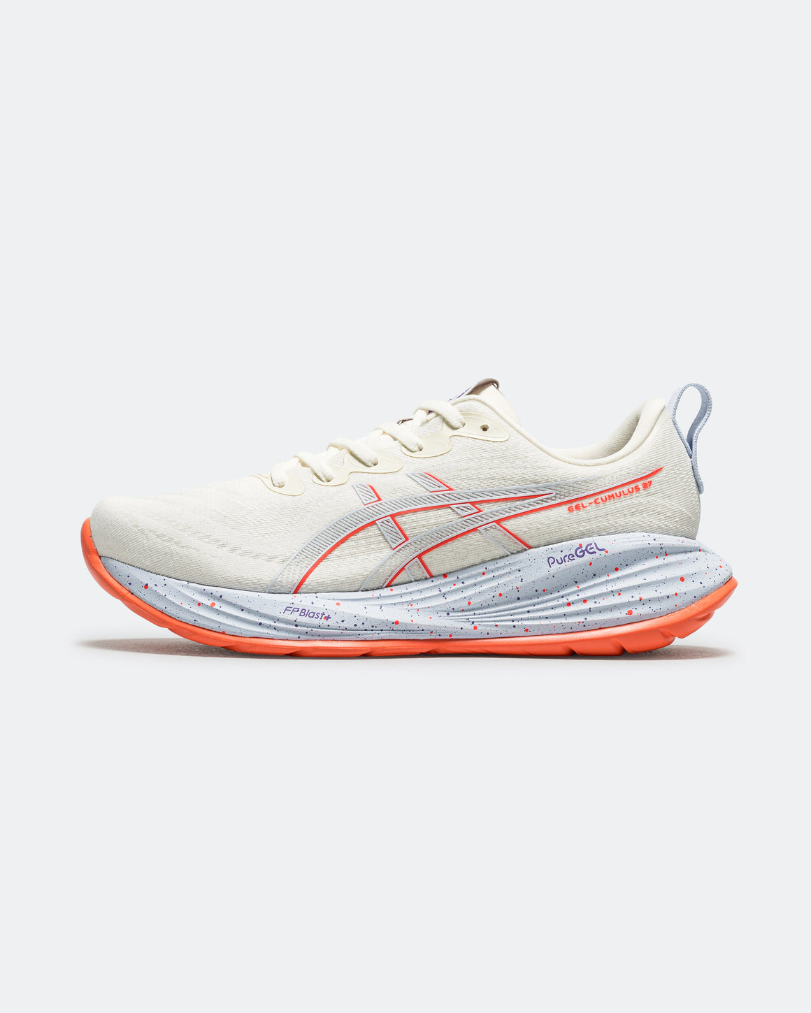 Asics - Mens Gel-Cumulus 27 Tokyo - Cream/Edo Purple - Up There Athletics