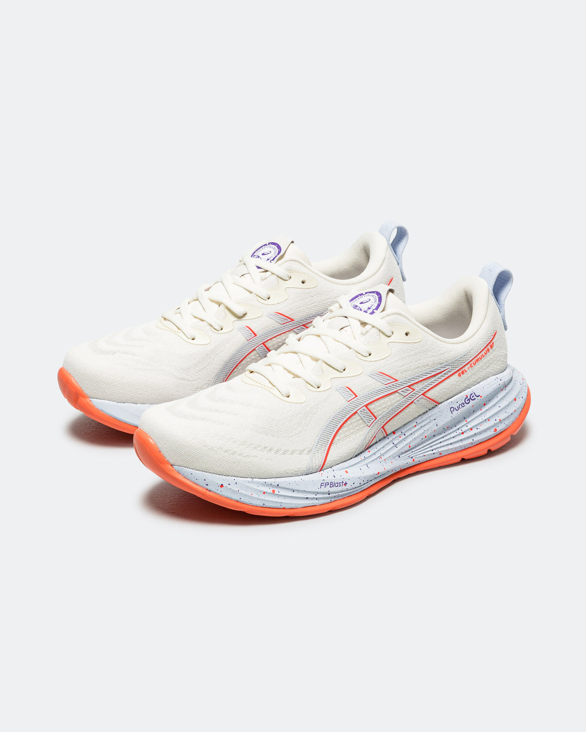 Asics - Mens Gel-Cumulus 27 Tokyo - Cream/Edo Purple - Up There Athletics
