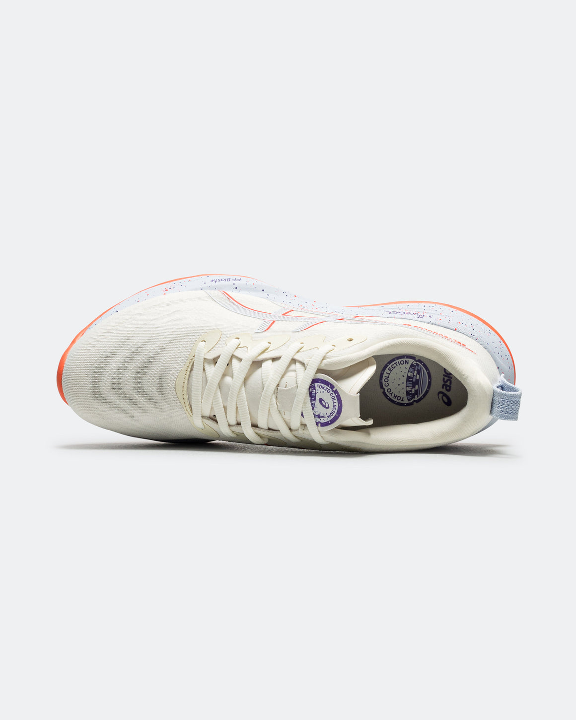 Asics - Mens Gel-Cumulus 27 Tokyo - Cream/Edo Purple - Up There Athletics