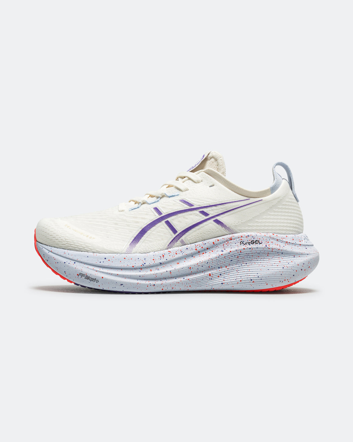 Asics - Mens Gel-Nimbus 27 Tokyo - Cream/Edo Purple - Up There Athletics
