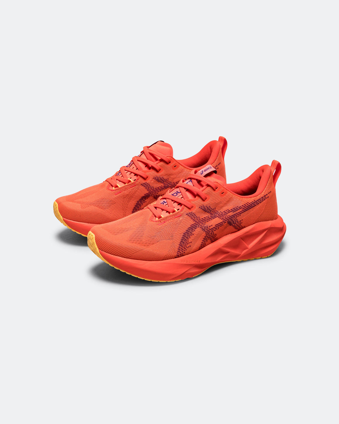Asics - Mens Novablast 5 - Flash Red/Edo Purple - Up There Athletics