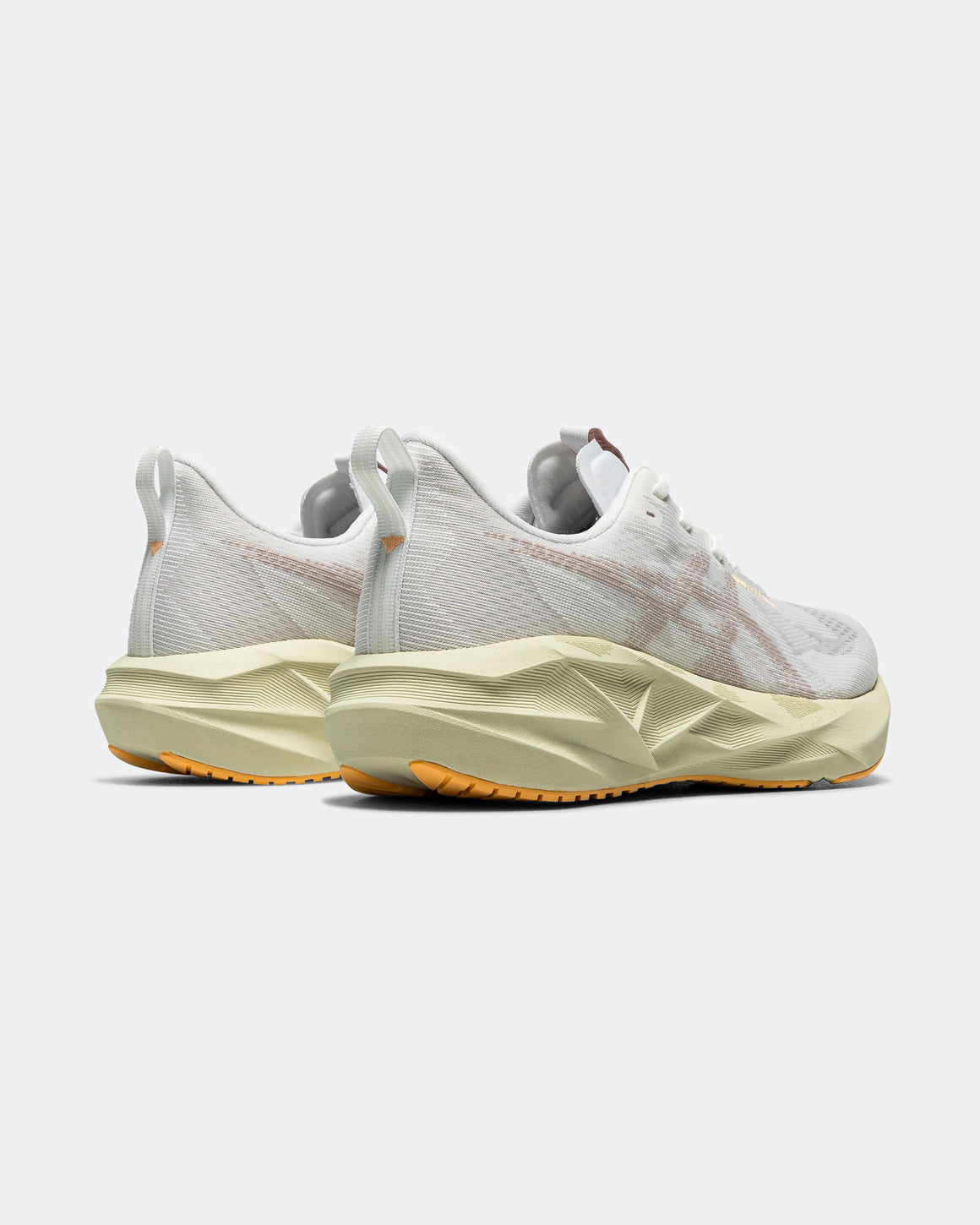 Asics - Mens Novablast 5 - White/Fawn - Up There Athletics