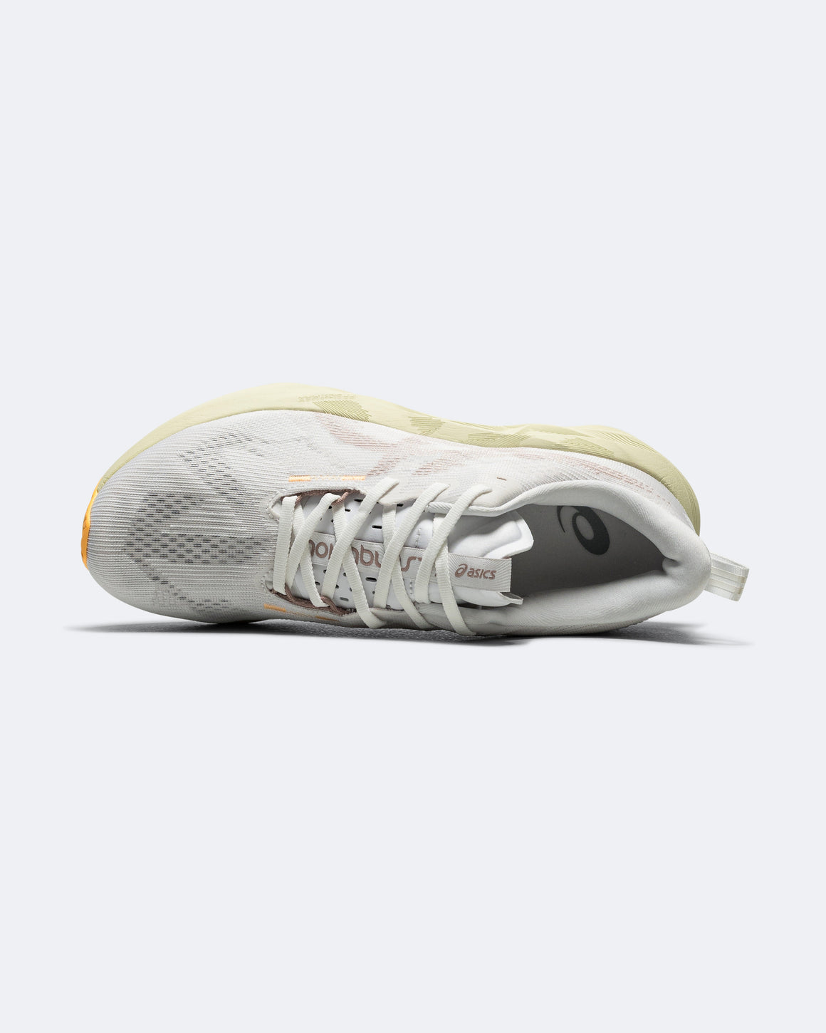Asics - Mens Novablast 5 - White/Fawn - Up There Athletics