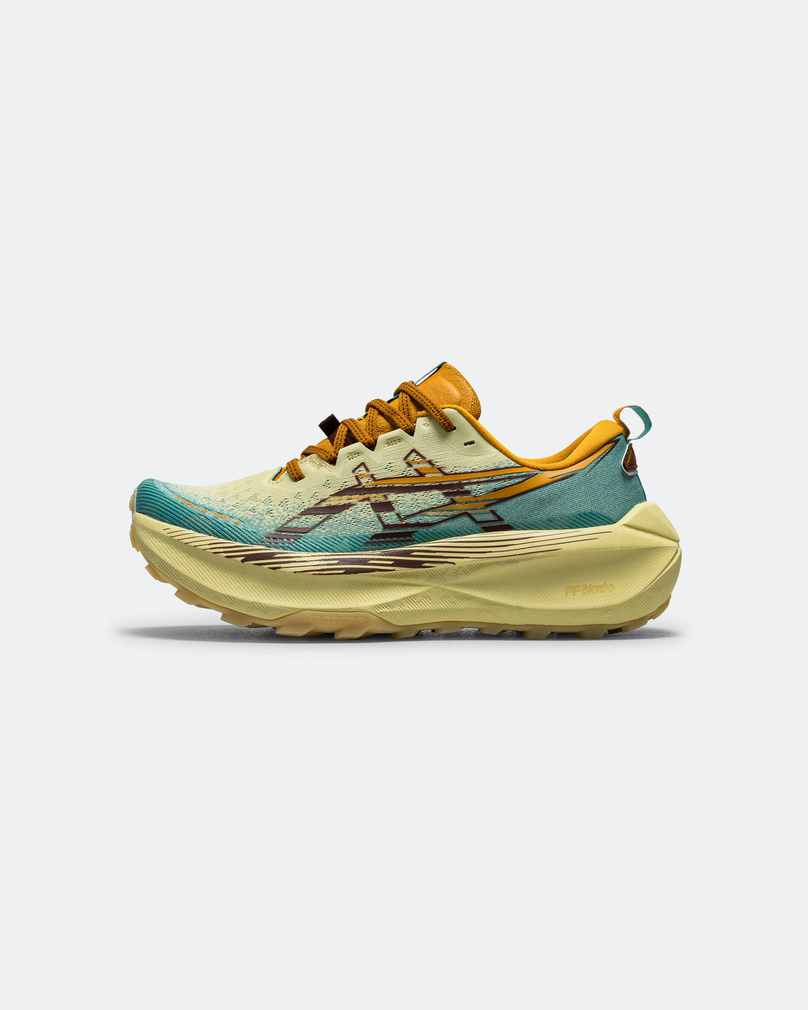 Asics - Mens Trabuco Max 4 - Wheat Yellow/Dark Red Planet - Up There Athletics