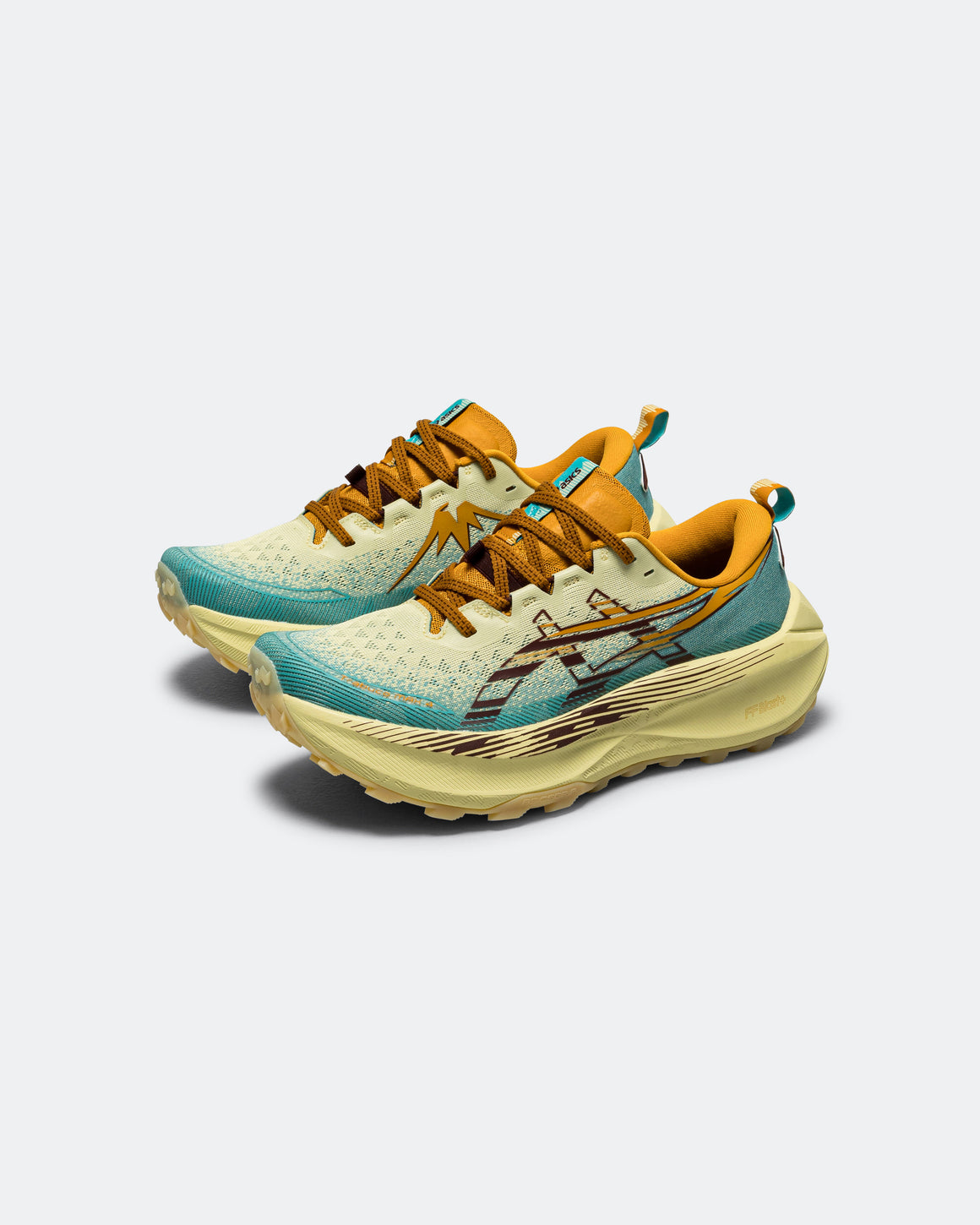 Asics - Mens Trabuco Max 4 - Wheat Yellow/Dark Red Planet - Up There Athletics