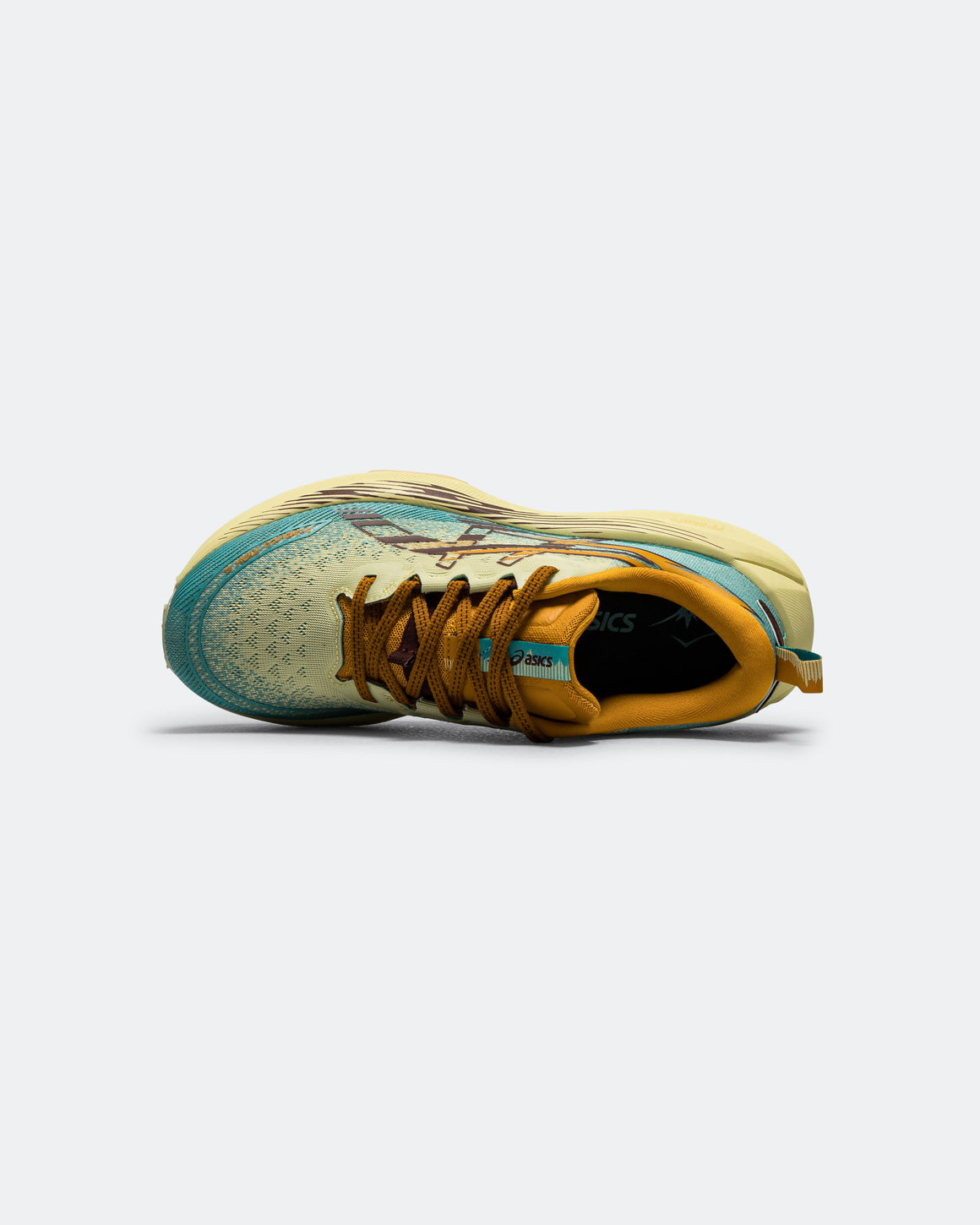 Asics - Mens Trabuco Max 4 - Wheat Yellow/Dark Red Planet - Up There Athletics