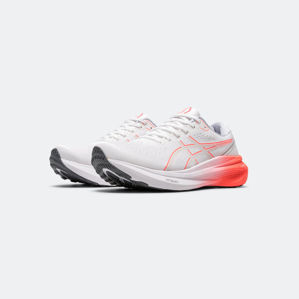 Men's GEL-KAYANO 30, White/Sunrise Red, Running Shoes