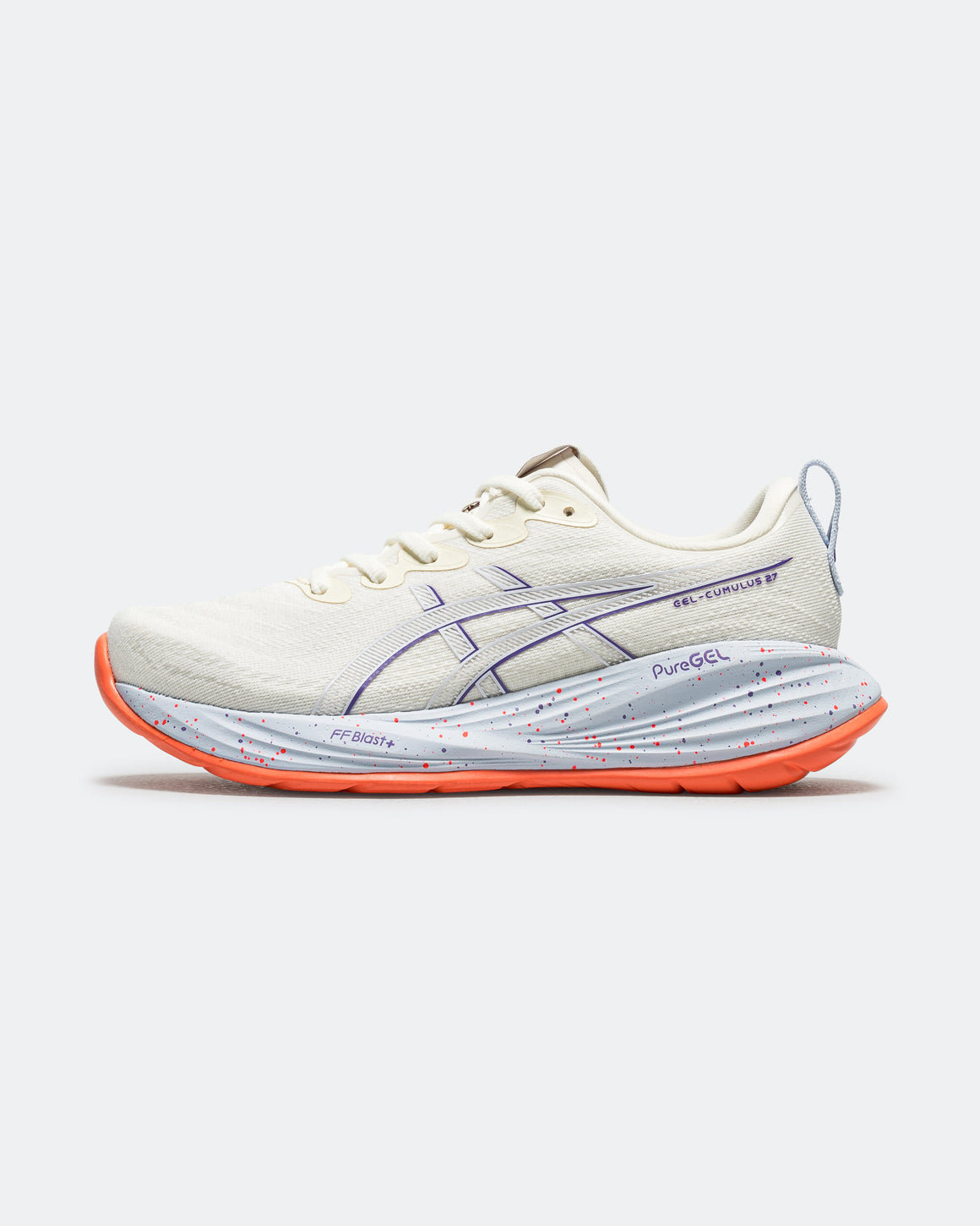 Asics - Womens Gel-Cumulus 27 Tokyo - Cream/Edo Purple - Up There Athletics