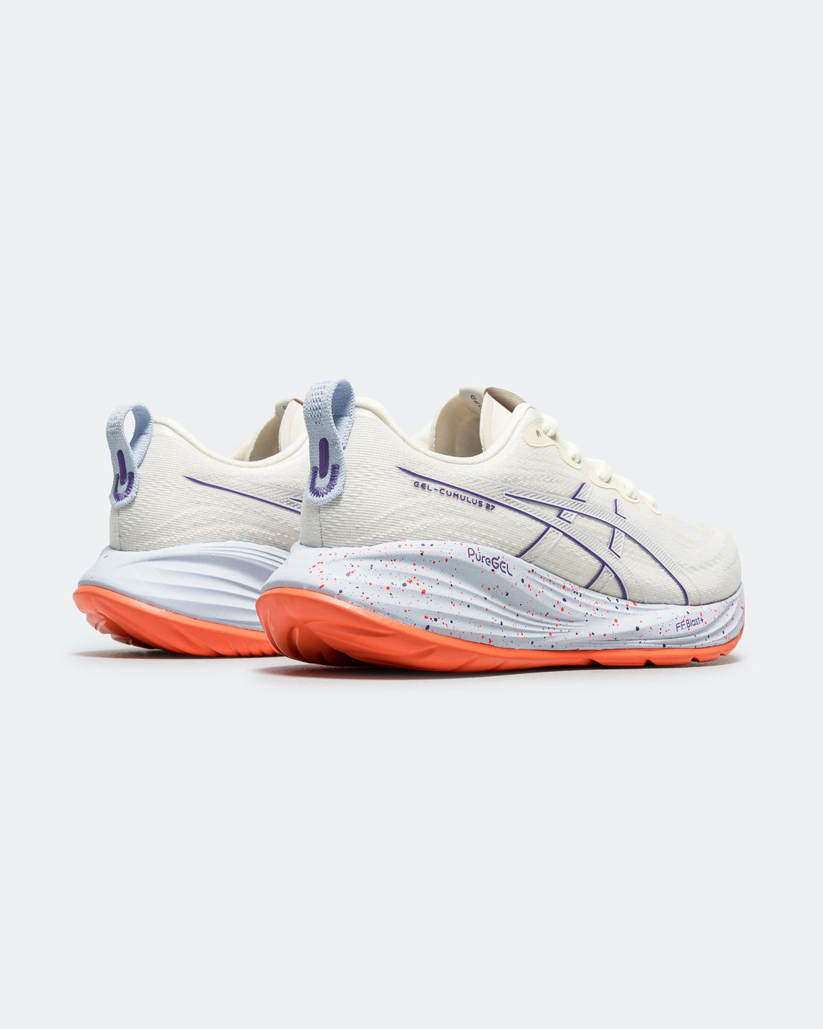 Asics - Womens Gel-Cumulus 27 Tokyo - Cream/Edo Purple - Up There Athletics