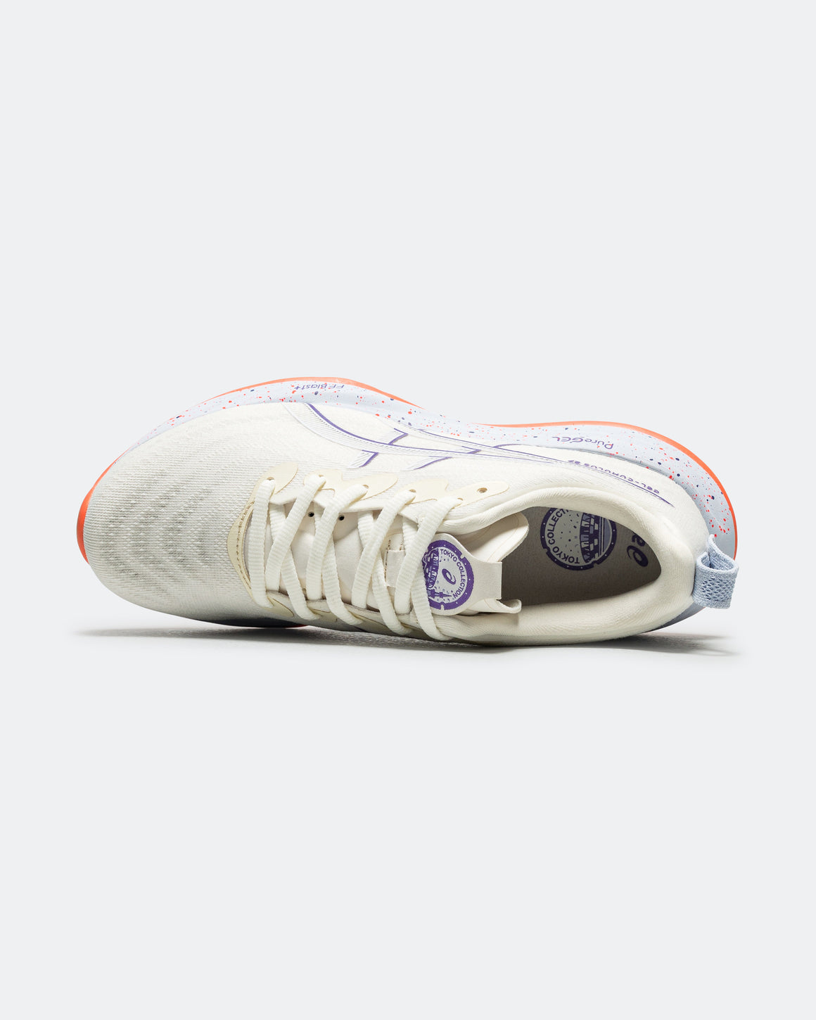 Asics - Womens Gel-Cumulus 27 Tokyo - Cream/Edo Purple - Up There Athletics