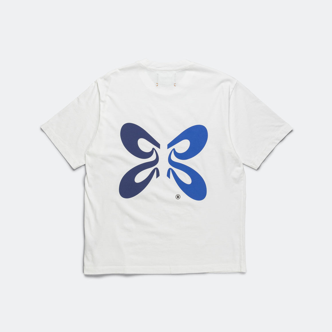 Bandit Running - Butterfly Cotton Tee - White - Up There Athletics