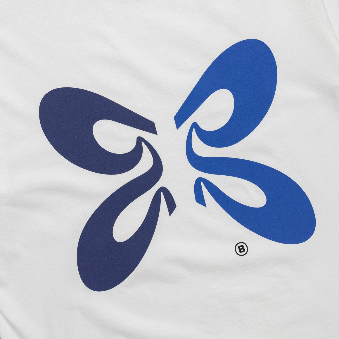 Bandit Running - Butterfly Cotton Tee - White - Up There Athletics