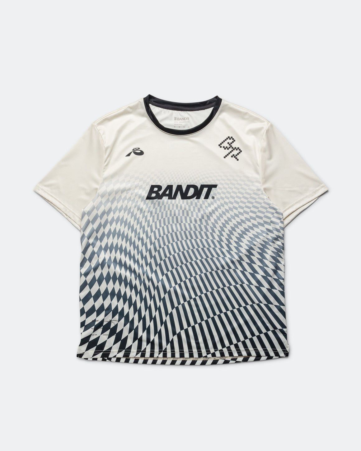 Bandit Running - Drift Mosaic Performance Tee - Chalk - Up There Athletics