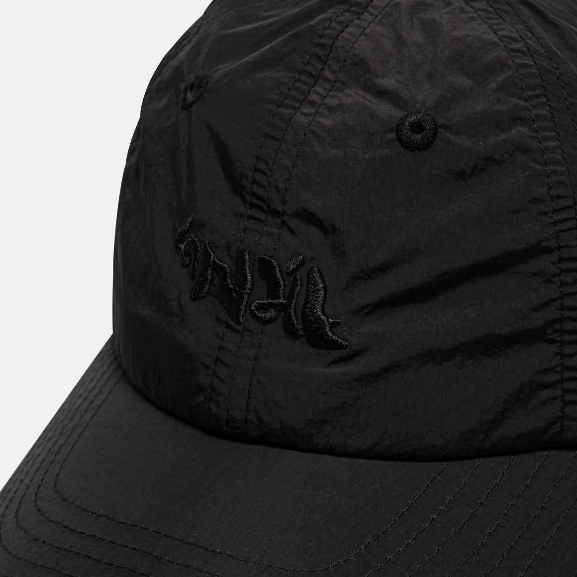 Bandit Running - Embroidered Bandit Nylon Dad Hat - Black - Up There Athletics