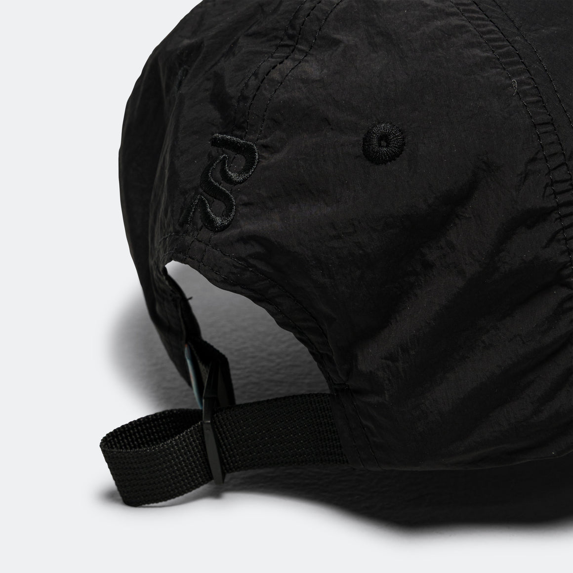 Bandit Running - Embroidered Bandit Nylon Dad Hat - Black - Up There Athletics