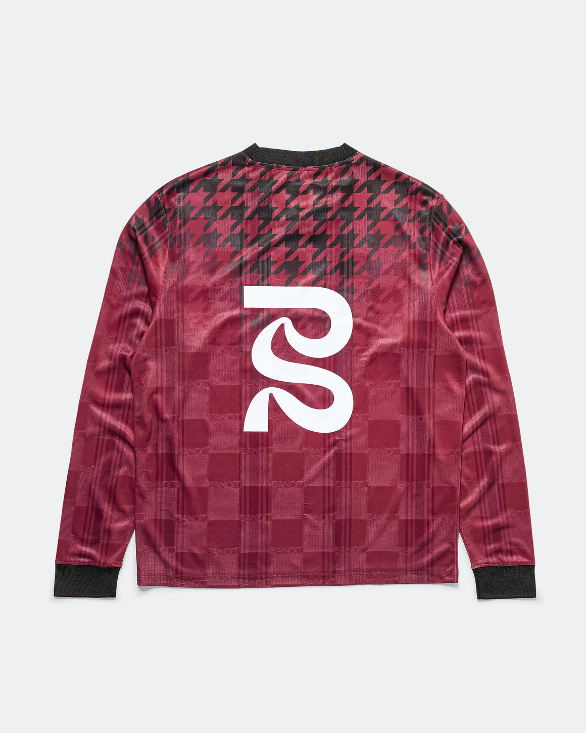 Bandit Running - Jacquard Footy Run Long Sleeve - Fig Print - Up There Athletics