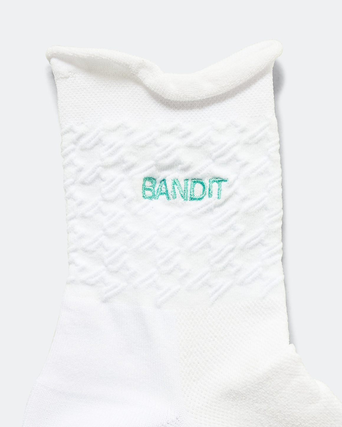 Bandit Running - Grid Knit Run Socks 2 Pack - White/Vintage Blue - Up There Athletics