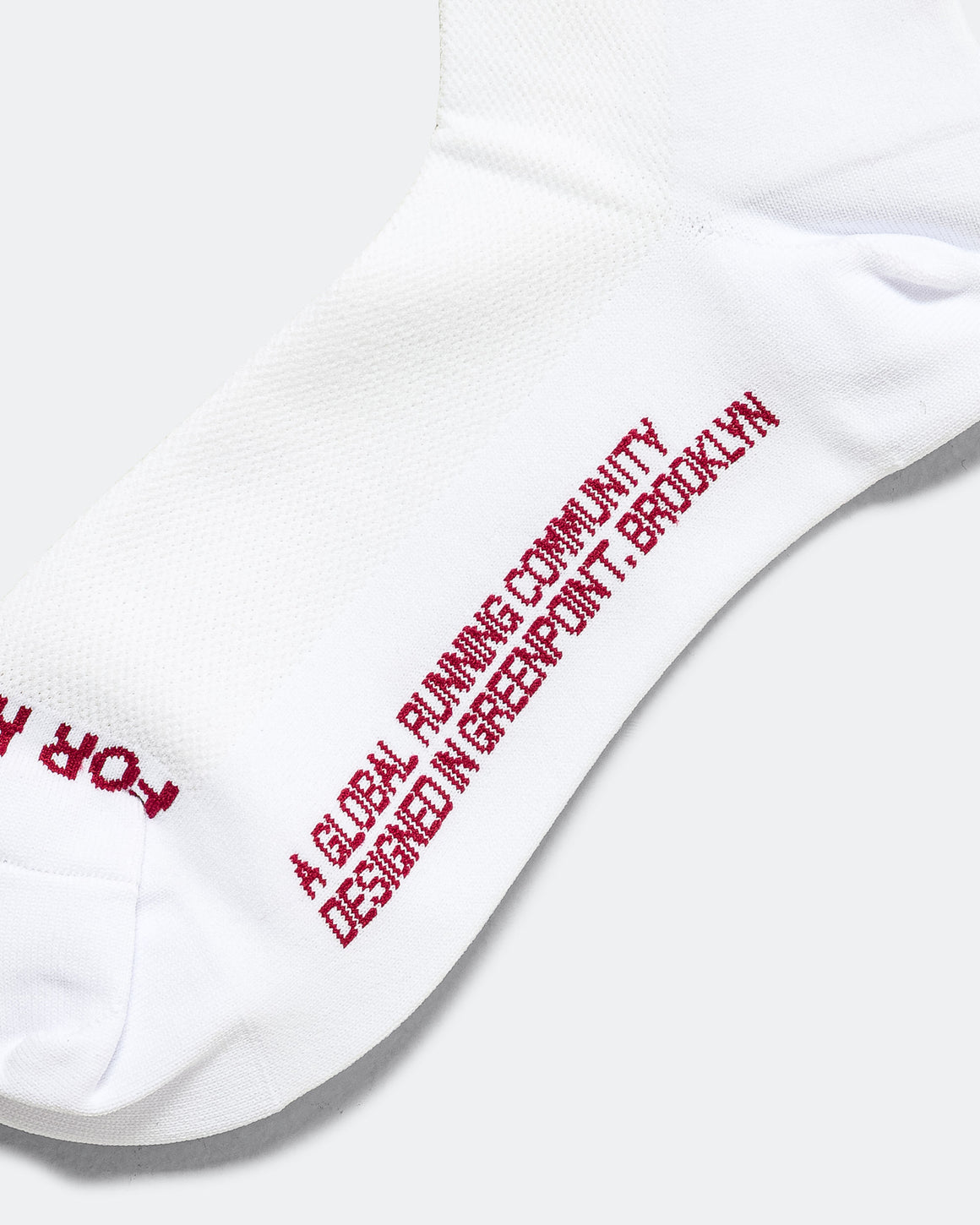 Bandit Running - Lite Run Graffiti NY Socks 2 Pack - White/Berry - Up There Athletics