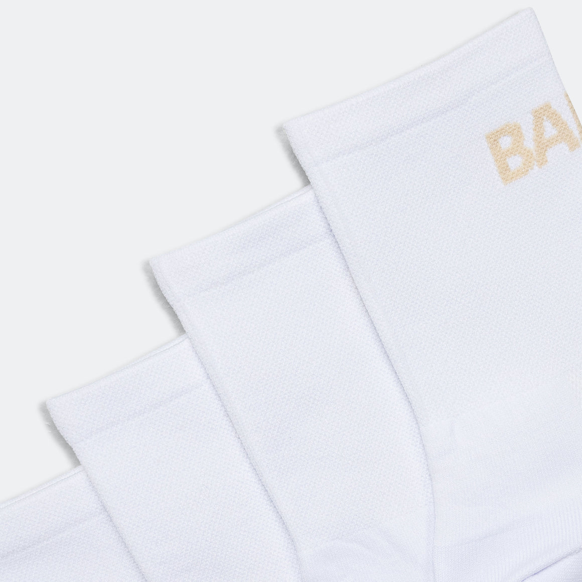 Bandit Running - Lite Run Socks 2 Pack - White/Cocoa - Up There Athletics