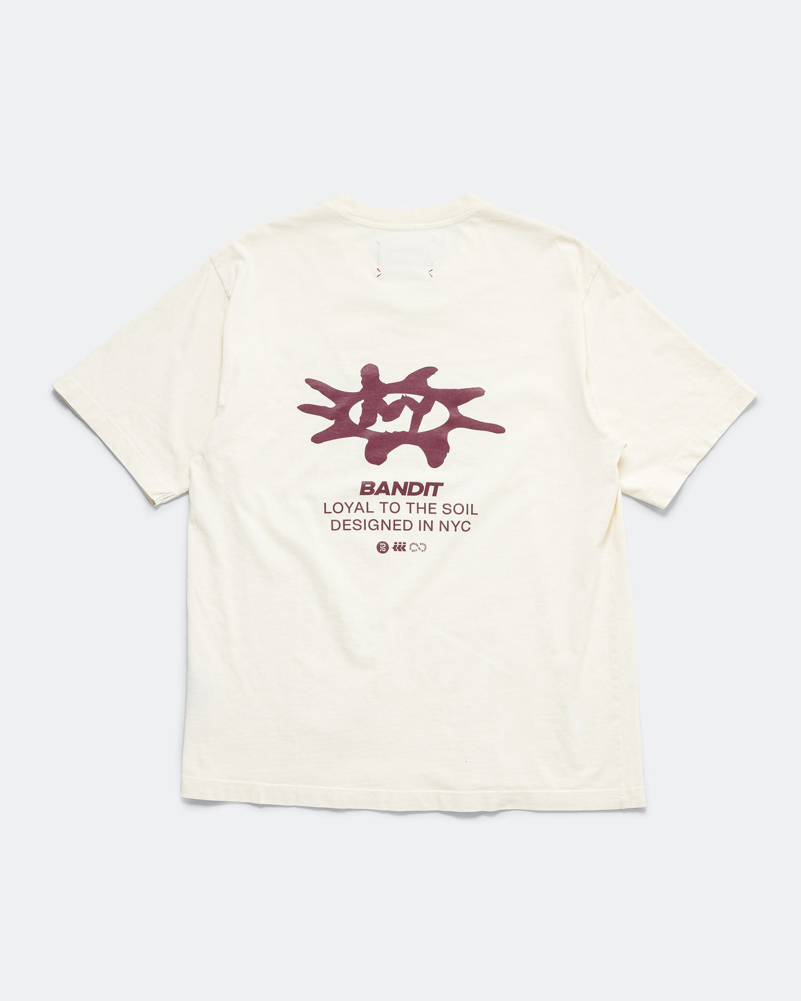 Bandit Running - Loyalty to the Soil Cotton Tee - Cream - Up There Athletics