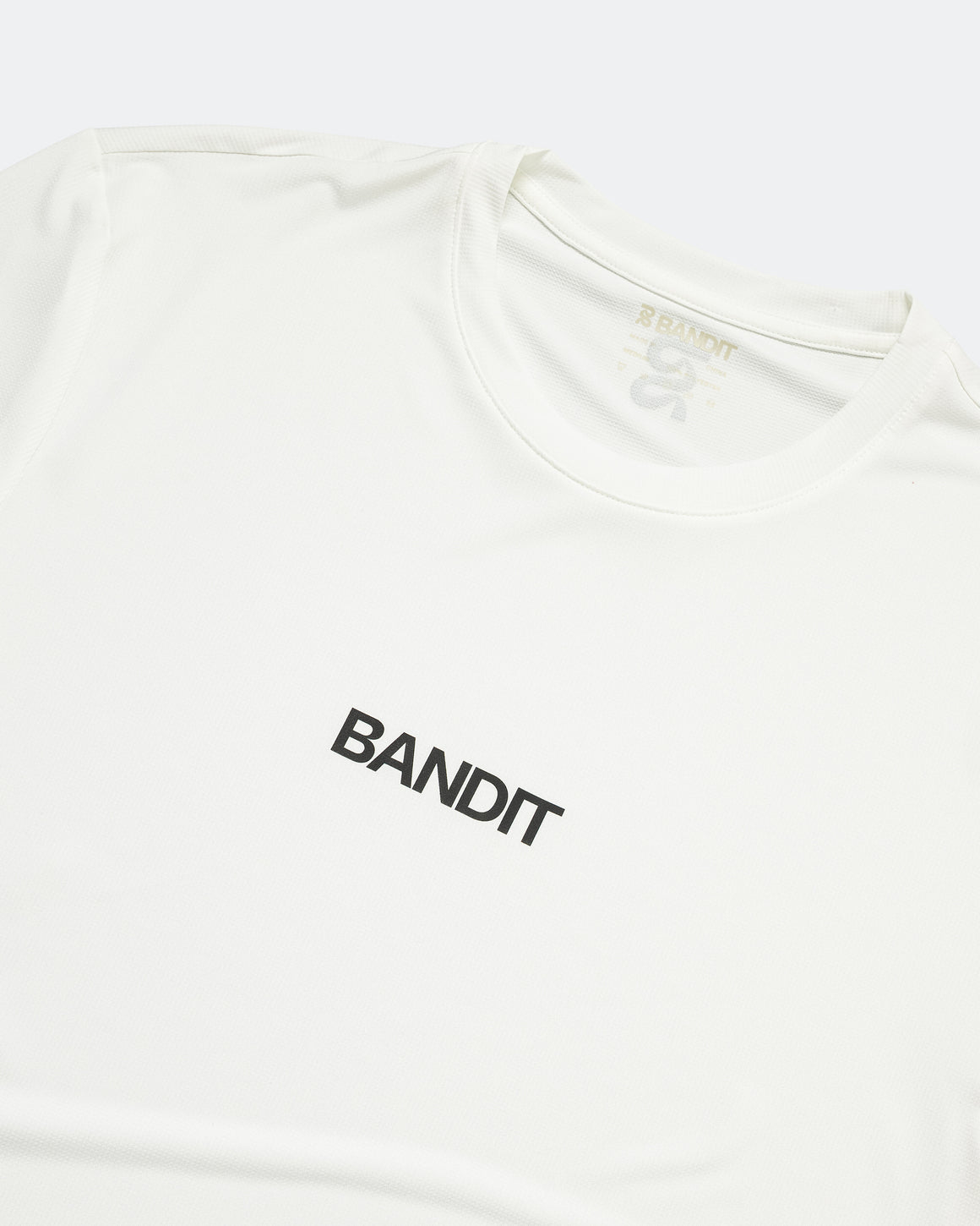 Bandit Running - Mens Drift Performance Training Tee - White - Up There Athletics