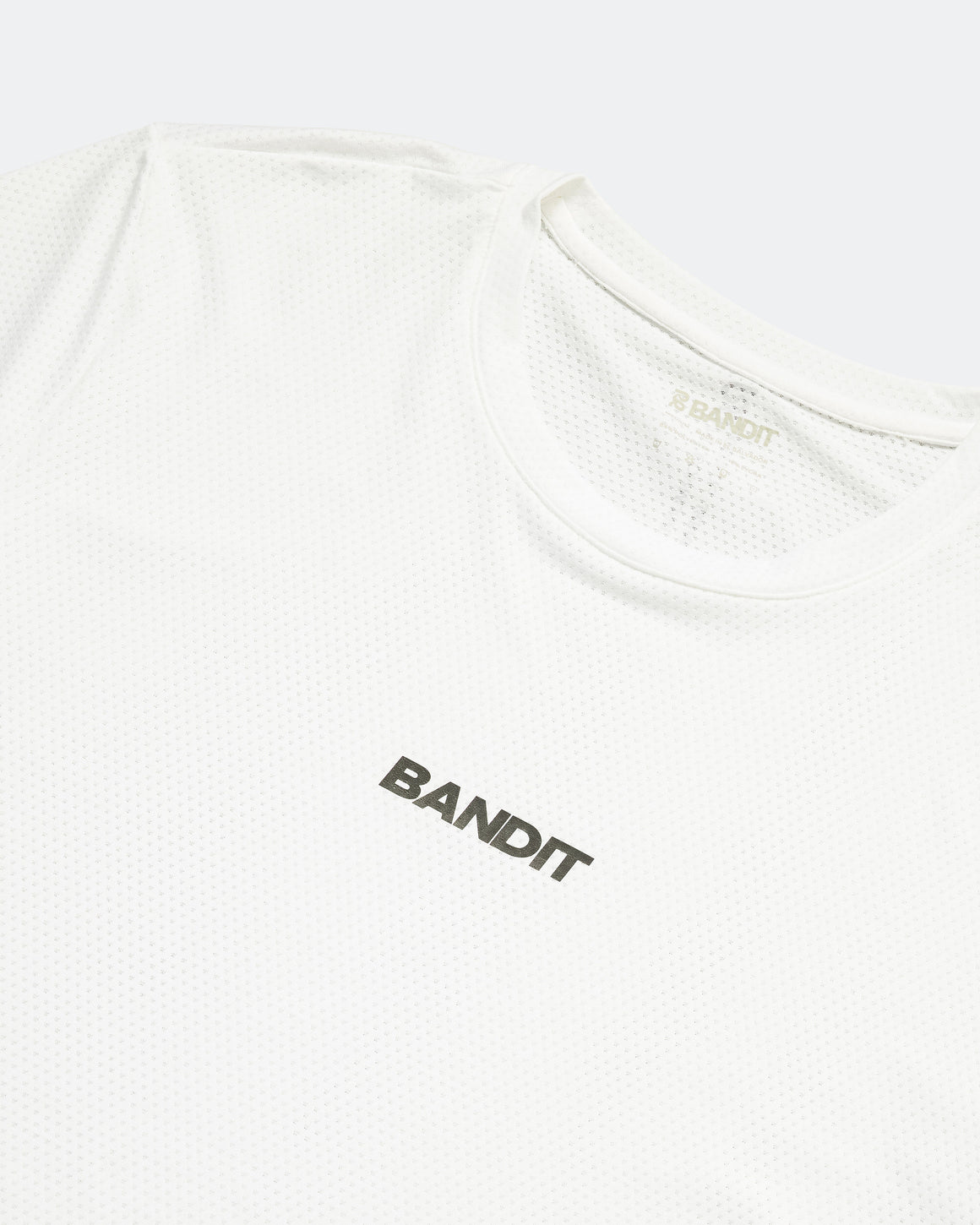 Bandit Running - Mens Micromesh Run Tee - White - Up There Athletics