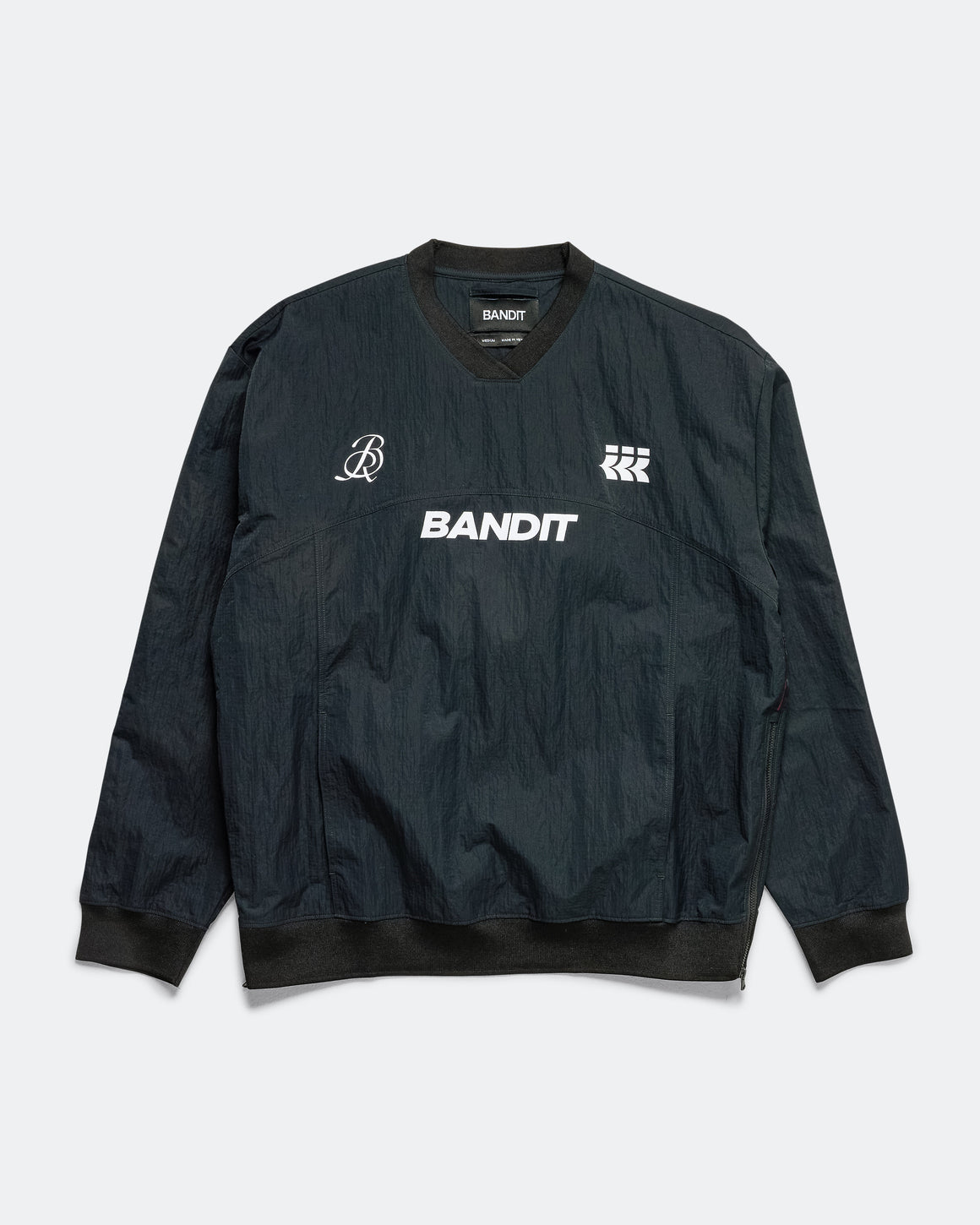 Bandit Running - Mens Footy Run Shell Pullover - Black - Up There Athletics