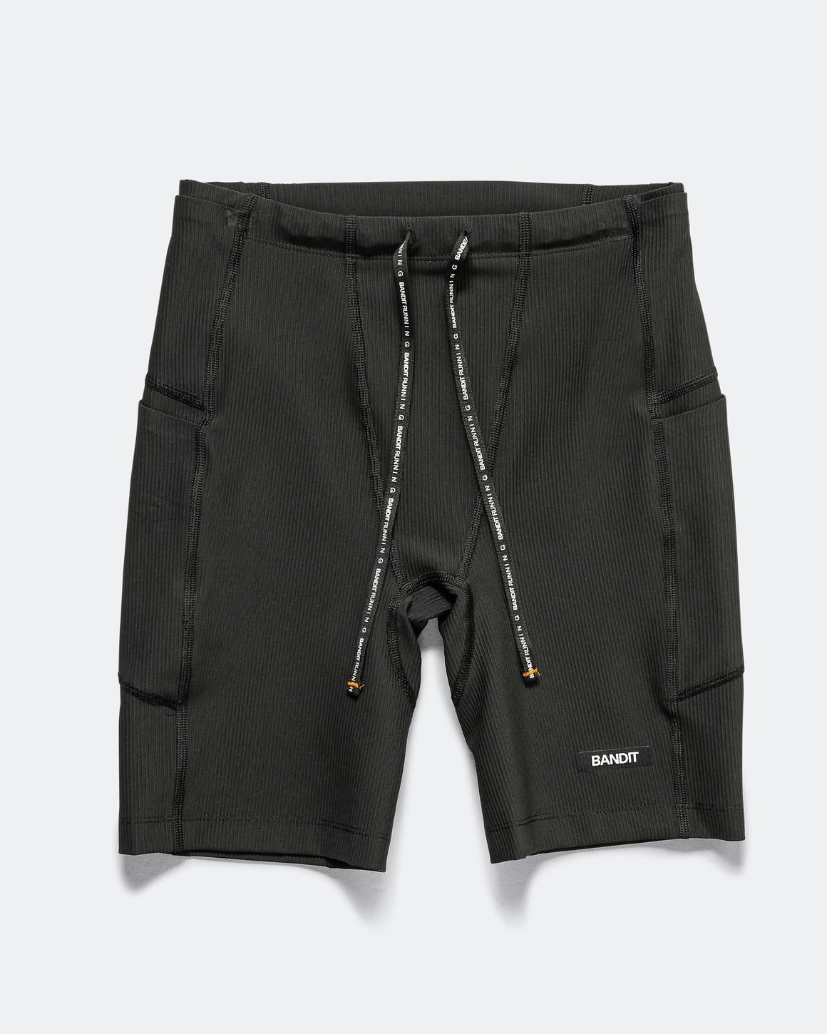 Bandit Running - Mens Cadence 7 Pocket Half Tights - Black - Up There Athletics