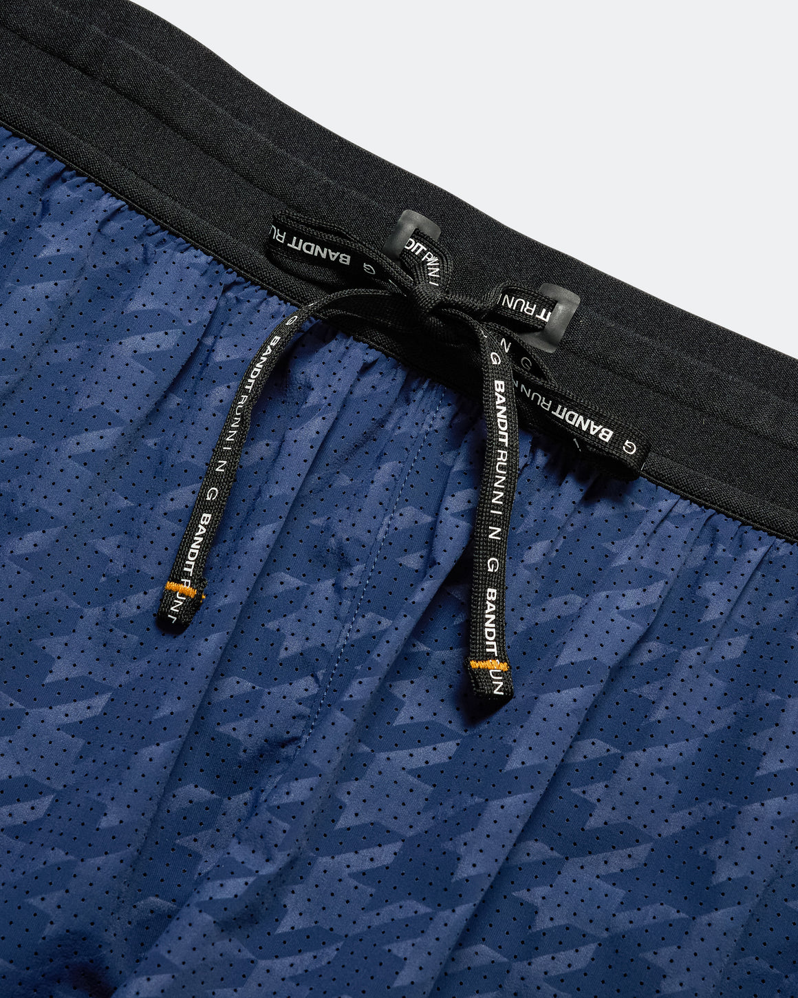 Bandit Running - Mens Vento 3in Split Shorts - Houndstooth NY Navy - Up There Athletics