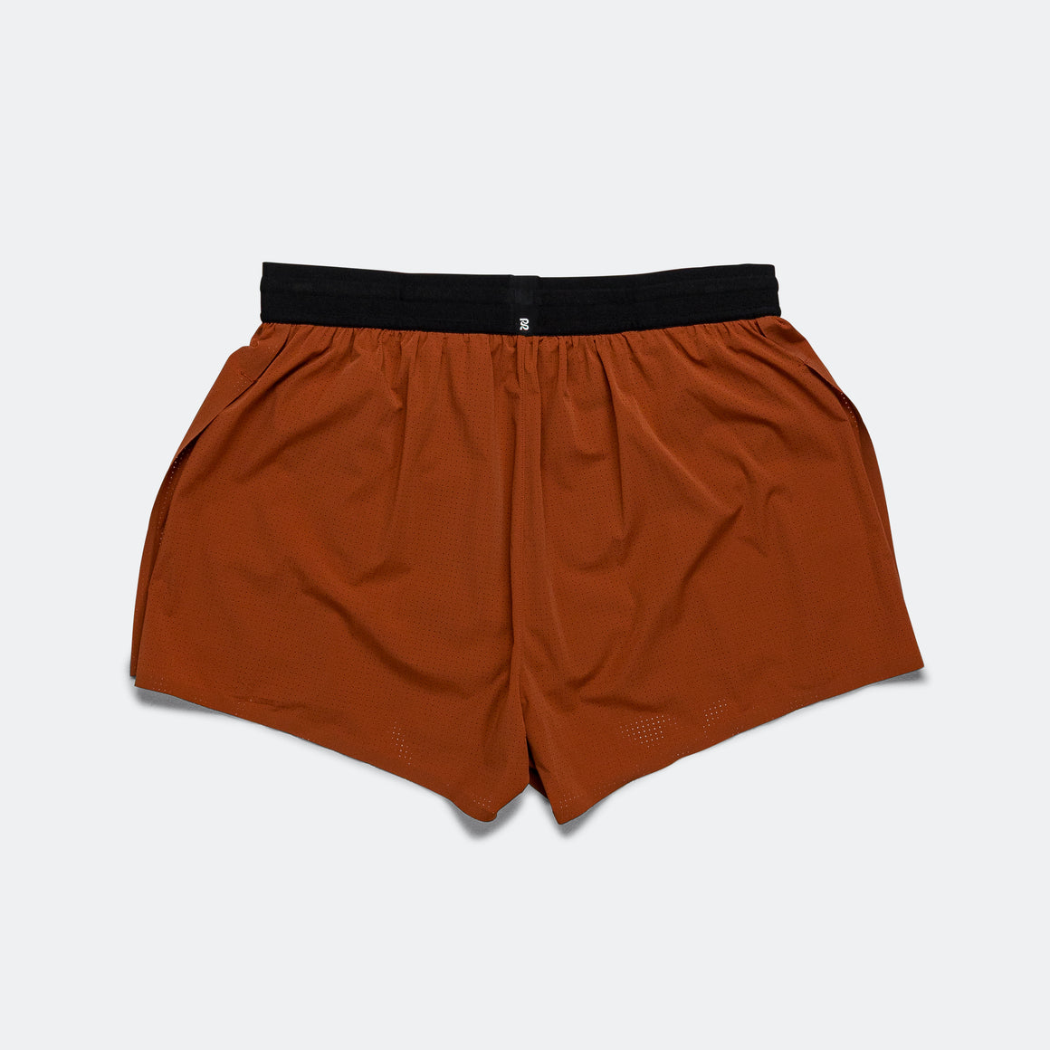 Bandit Running - Mens Vento 3in Split Short - Rust - Up There Athletics