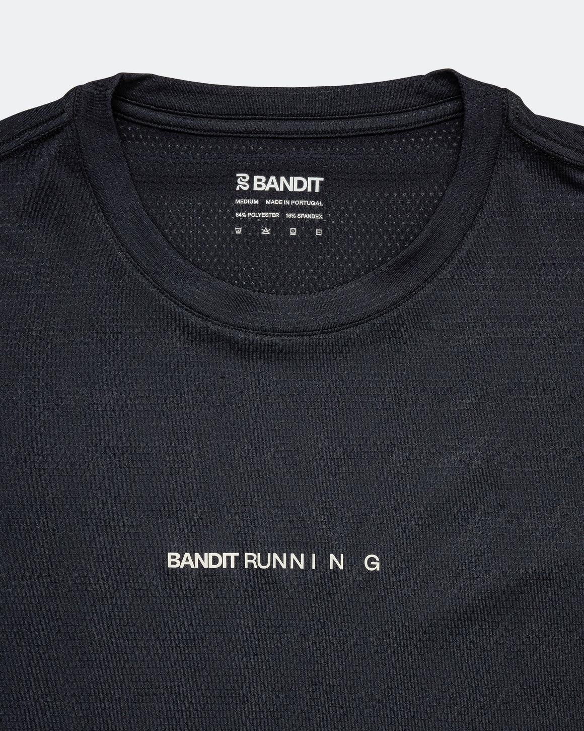 Bandit Running - Micromesh Long Sleeve Performance Tee - Black - Up There Athletics