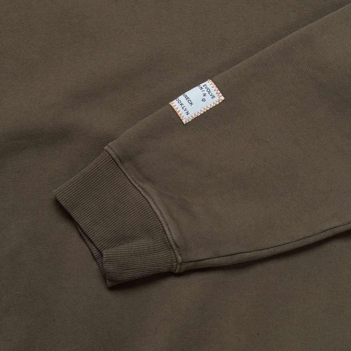 Bandit Running - Cotton Fleece Crewneck - Dark Fatigue - Up There Athletics