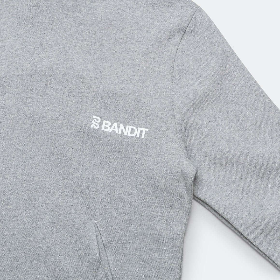 Bandit Running - Current Hoodie - Heather Grey - Up There Athletics