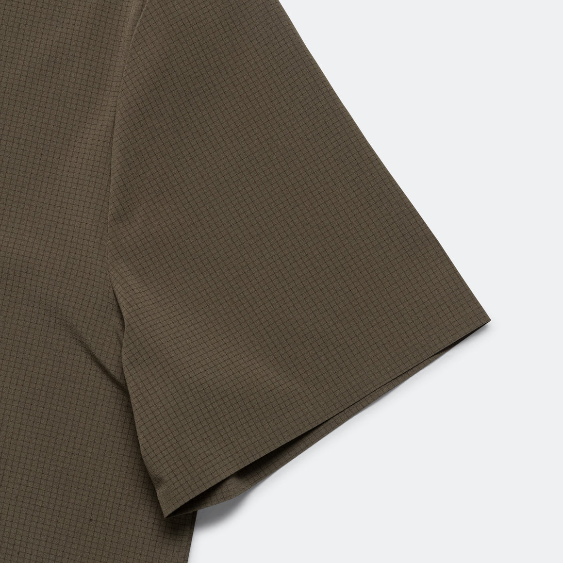Bandit Running - Mens MicroGrid Proto Tee - Dark Fatigue - Up There Athletics