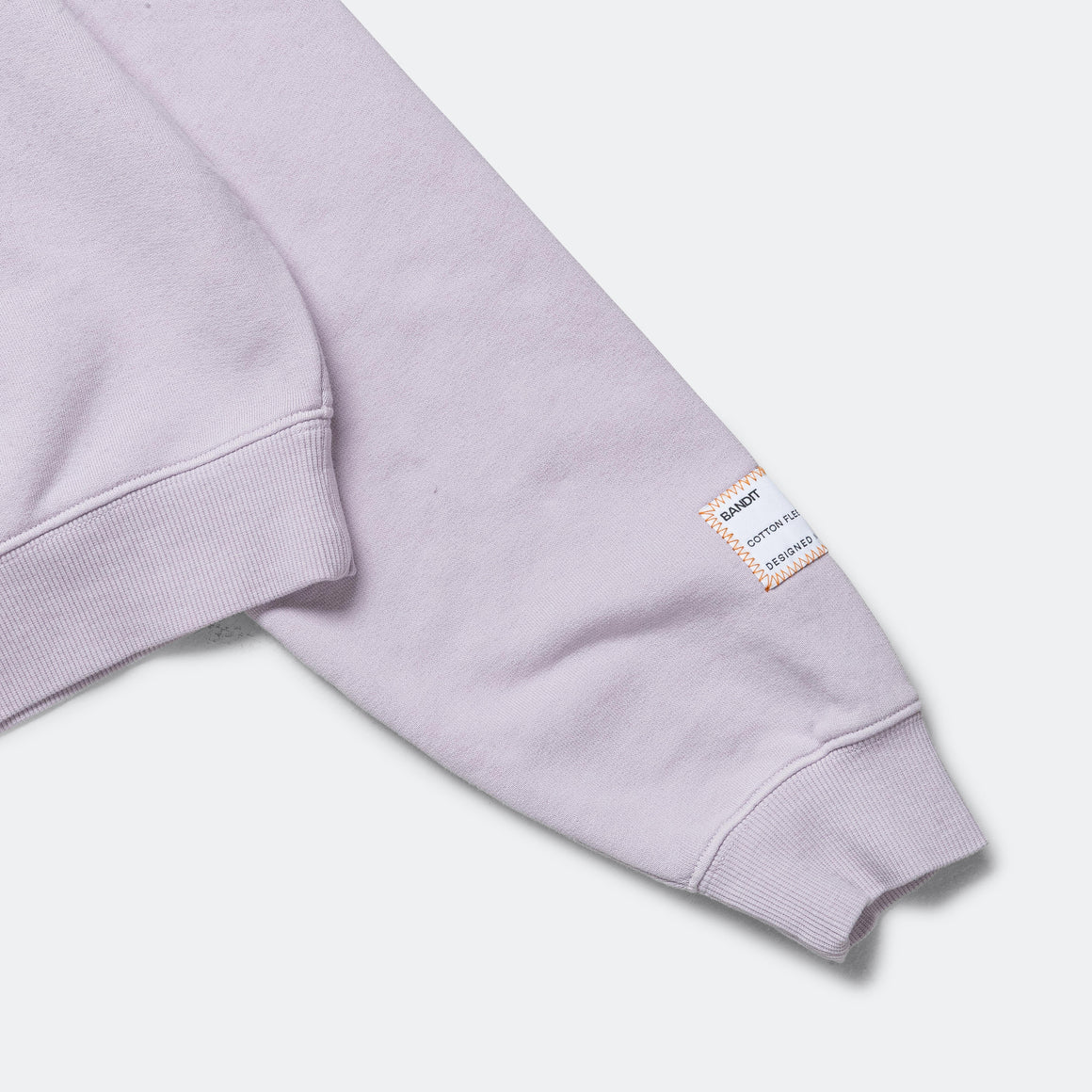 Bandit Running - Womens Cotton Fleece Cropped Crewneck - Thistle - Up There Athletics