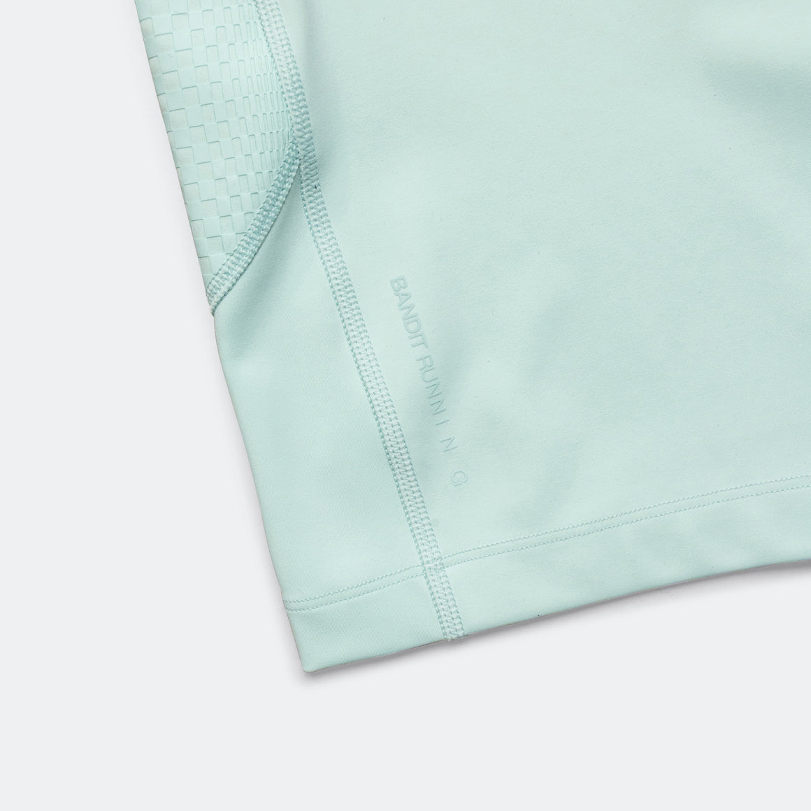 Bandit Running - Stamina High Waist 5in Compression - Minty Blue - Up There Athletics