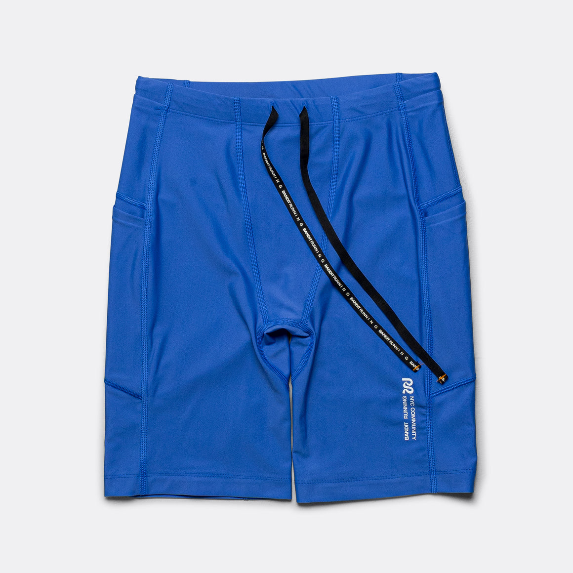 Bandit Running - Superbeam 7 Pocket Half Tights - Deep Peri Blue - Up There Athletics