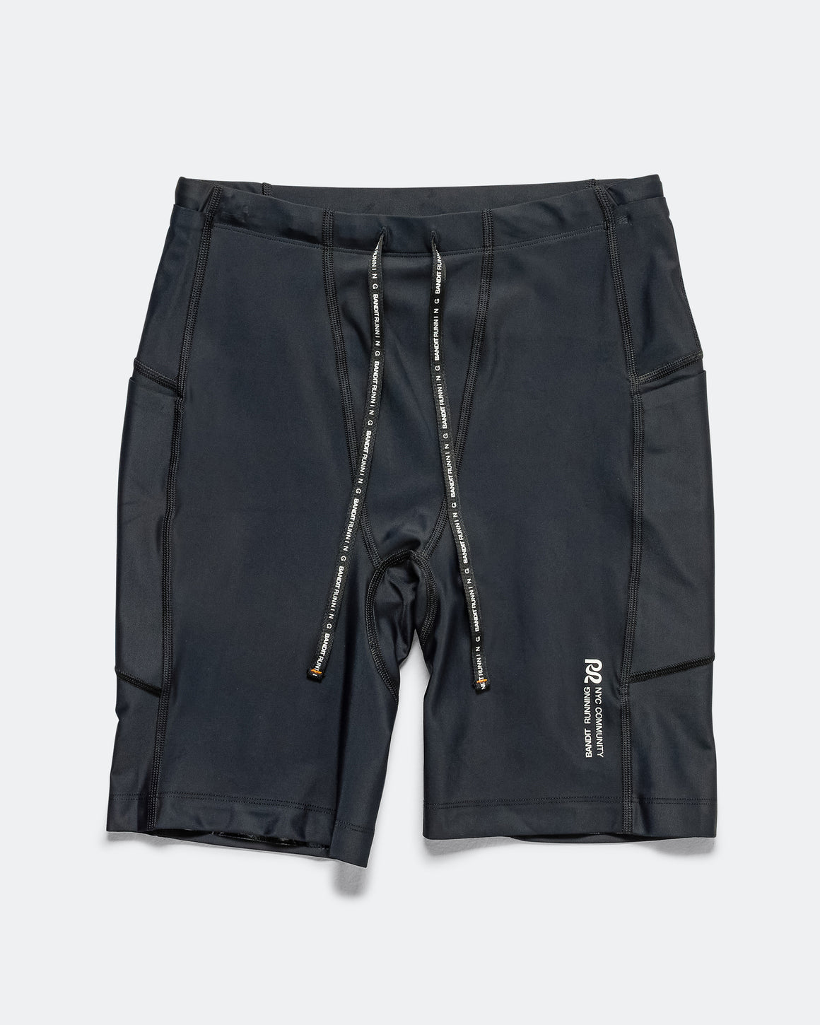 Bandit Running - Superbeam Next Gen 7 Pocket Half Tights - Black - Up There Athletics