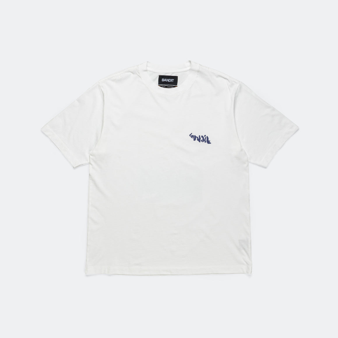 Bandit Running - Tagus Cotton Tee - White - Up There Athletics