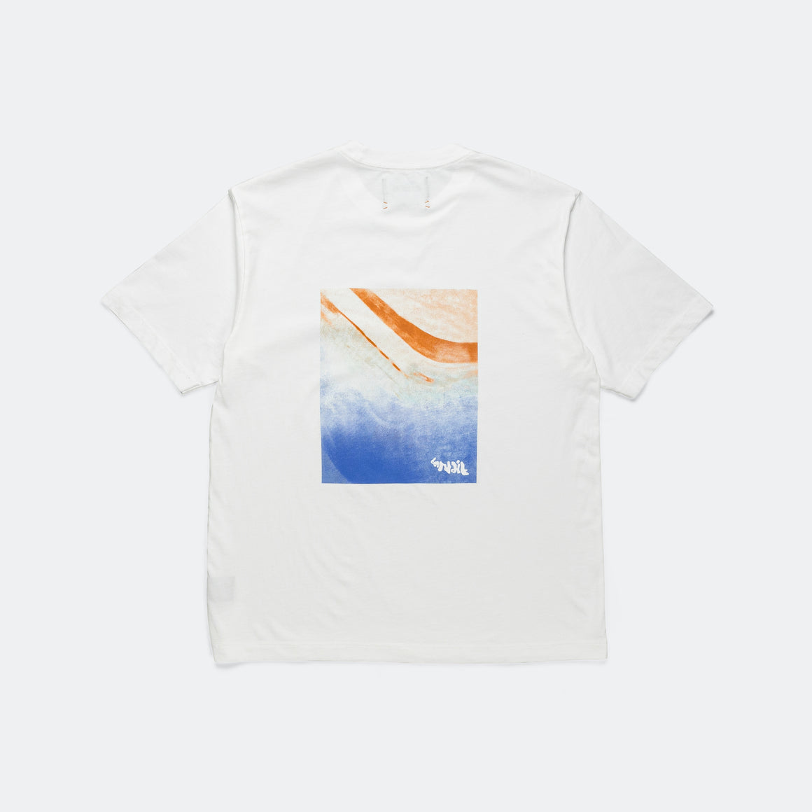 Bandit Running - Tagus Cotton Tee - White - Up There Athletics