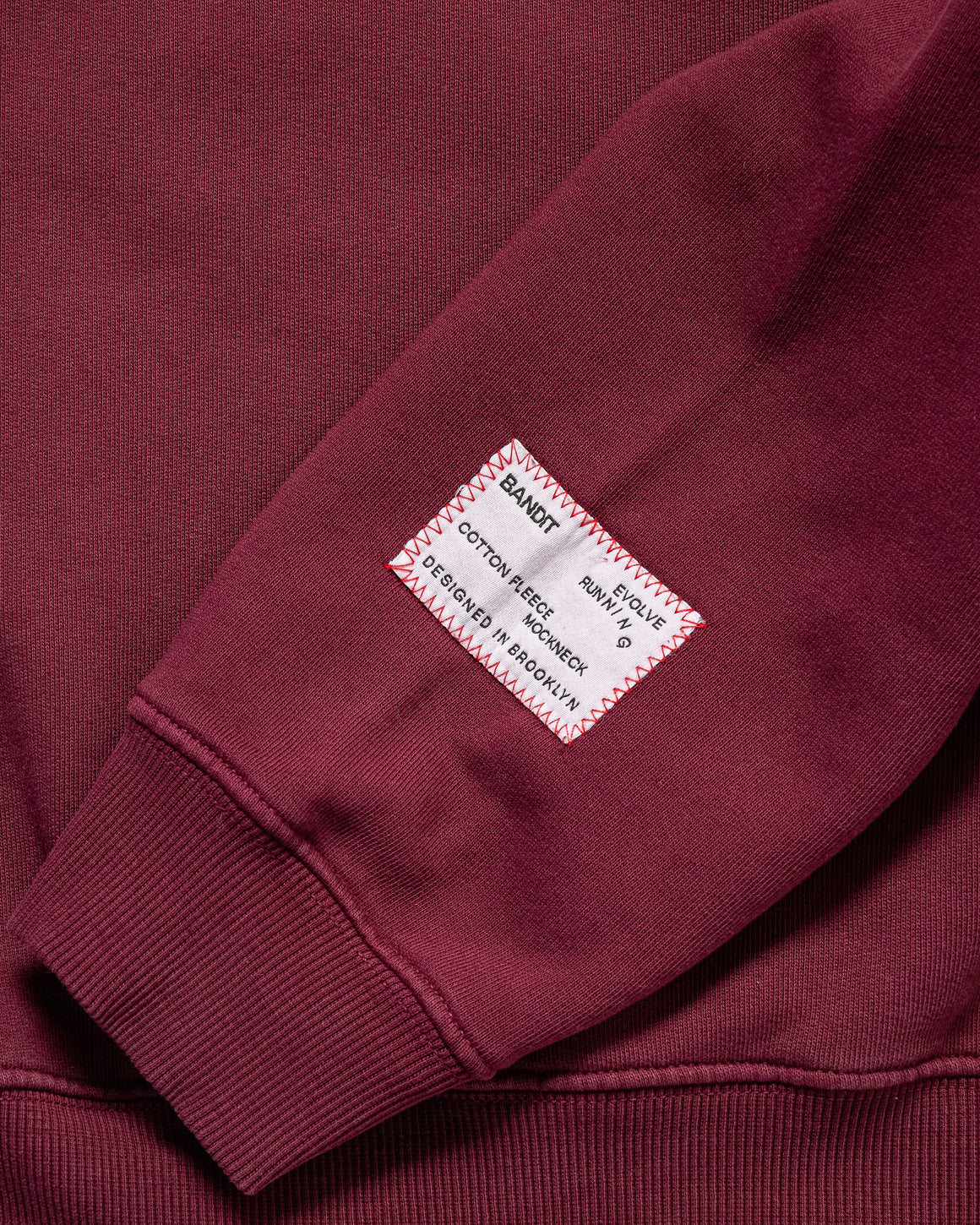 Bandit Running - Womens Cotton Fleece Women's Cropped Crewneck - Fig - Up There Athletics