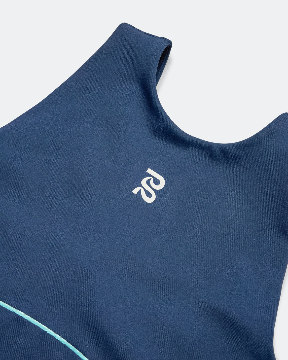 Bandit Running - Womens Stamina Pop Stitch Race Crop - NY Navy/Vintage Blue - Up There Athletics