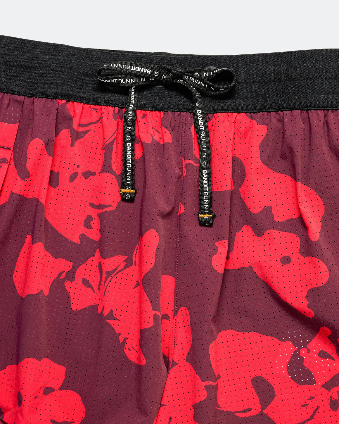 Bandit Running - Womens Vento 3in Split Short - Fig/Intense Red-Abstract Floral - Up There Athletics