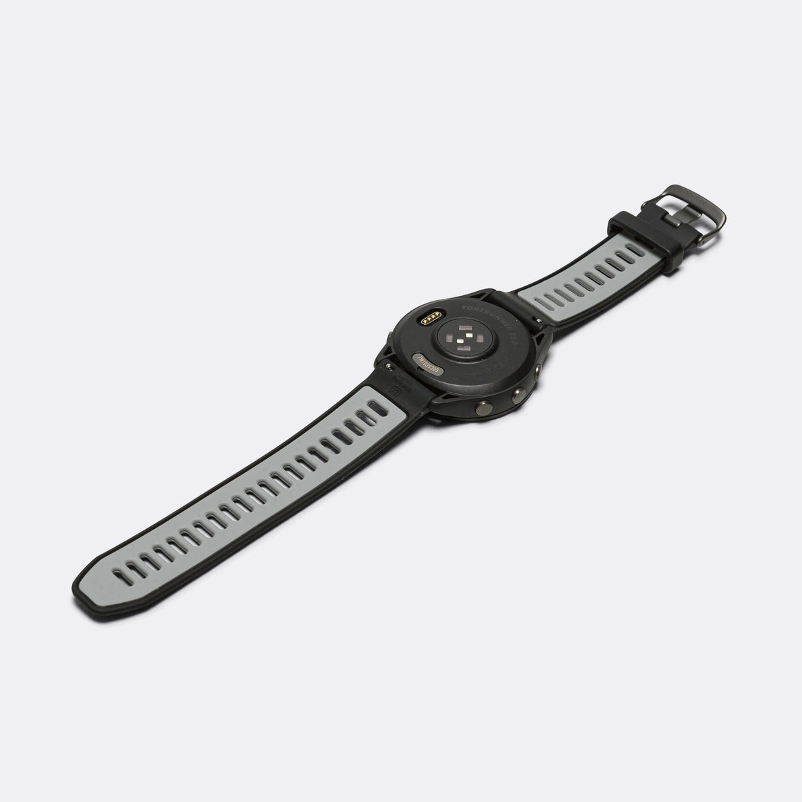 Garmin - Forerunner 265 - Black Bezel w/Black Case & Black/Powder Grey Silicone Band - Up There Athletics