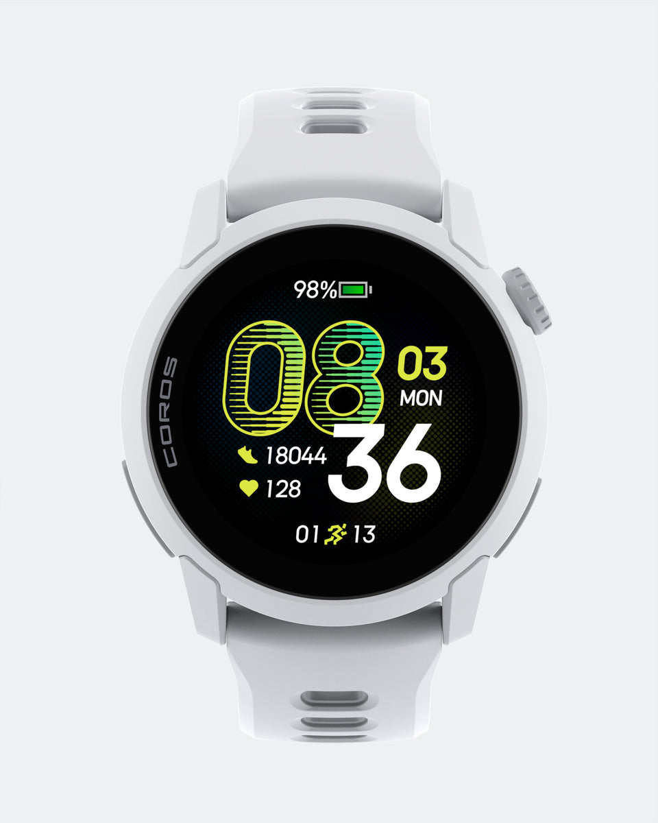 COROS PACE 4 GPSウォッチ ホワイト Coros - Pace 4 GPS Sport Watch - White/Silicone Band | Up There