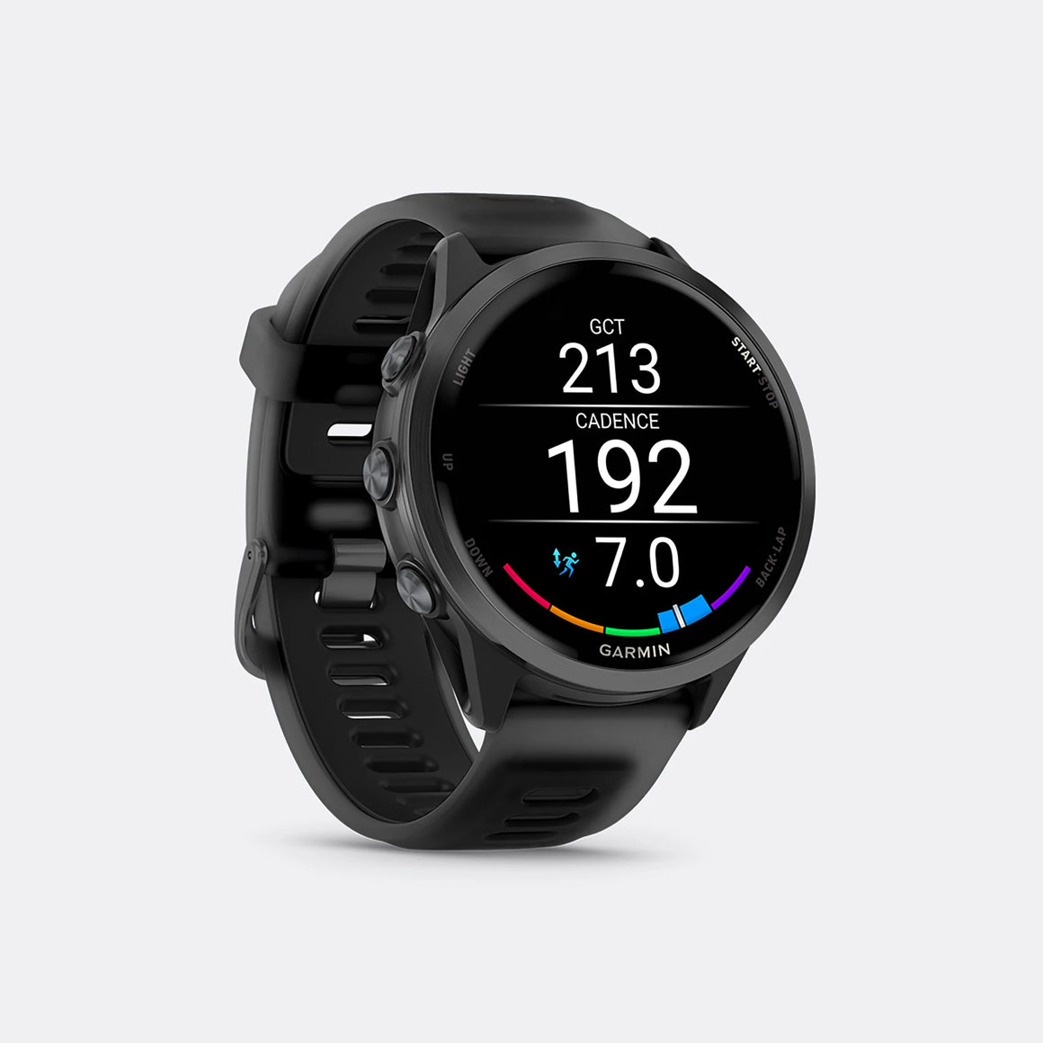 Garmin - Forerunner 570 - 47mm - Slate Grey Aluminum w/Translucent Black-Black Band - Up There Athletics