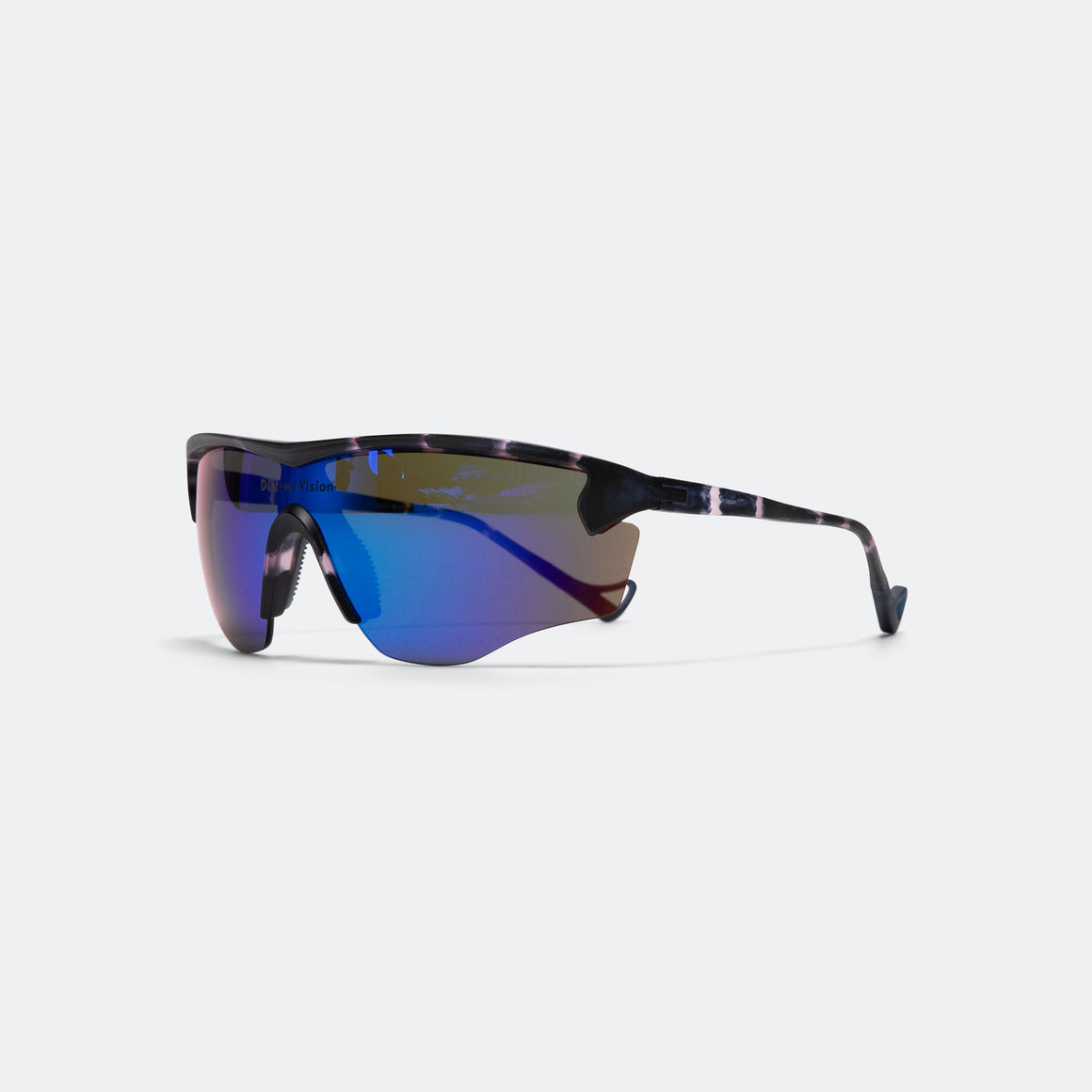 District Vision - Junya Racer - Navy Pink Mosaic/D+ Blue Mirror - Up There Athletics