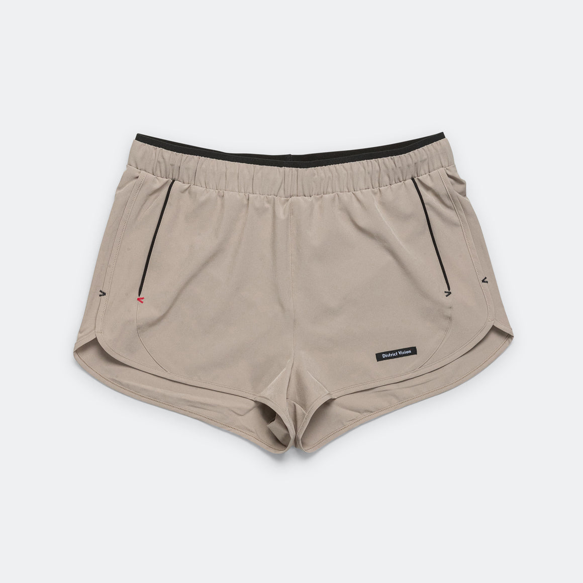 District Vision - Mens 2" Training Shorts - Khaki - Up There Athletics