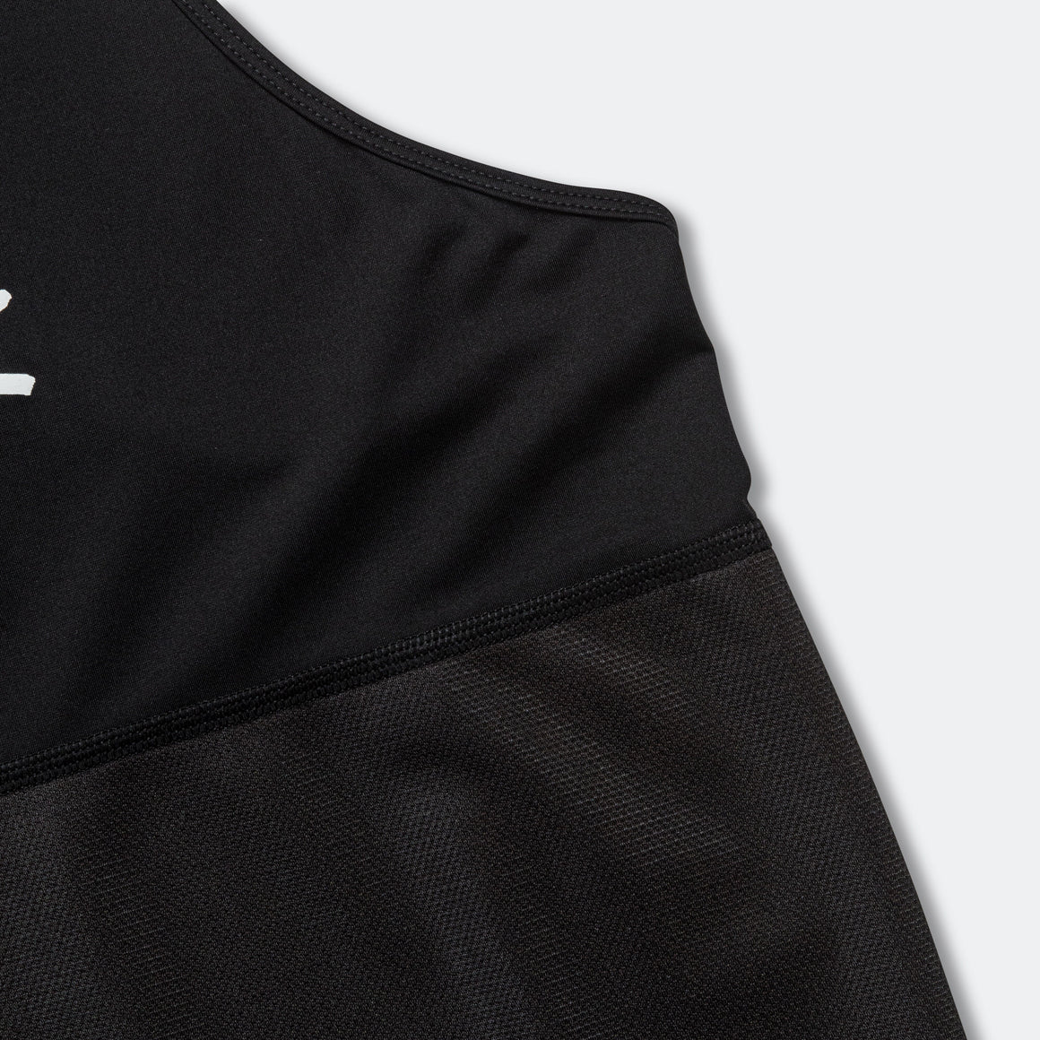 District Vision - Mens Panelled Mesh Singlet - Black - Up There Athletics